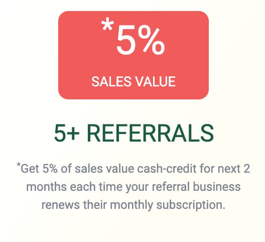 Referral Sales Bonus