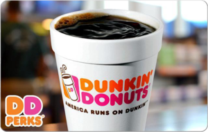 Dunkin Donuts Gift Card