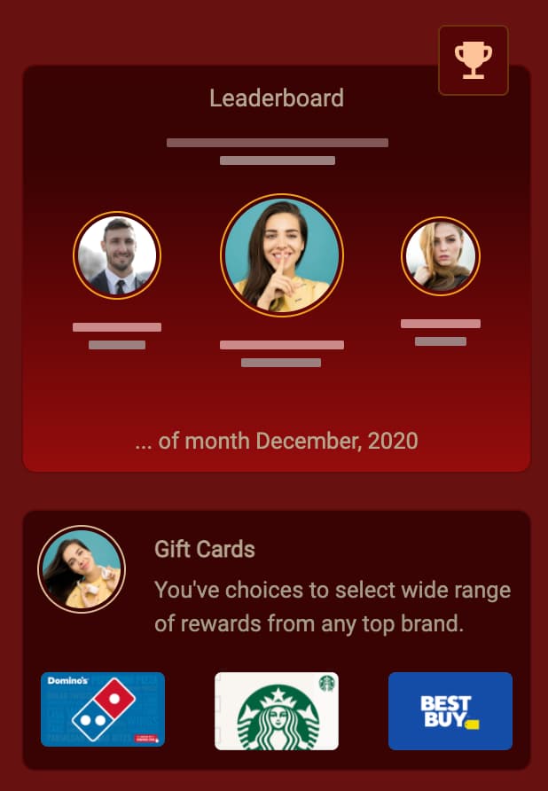 Employee Leaderboard Monthly