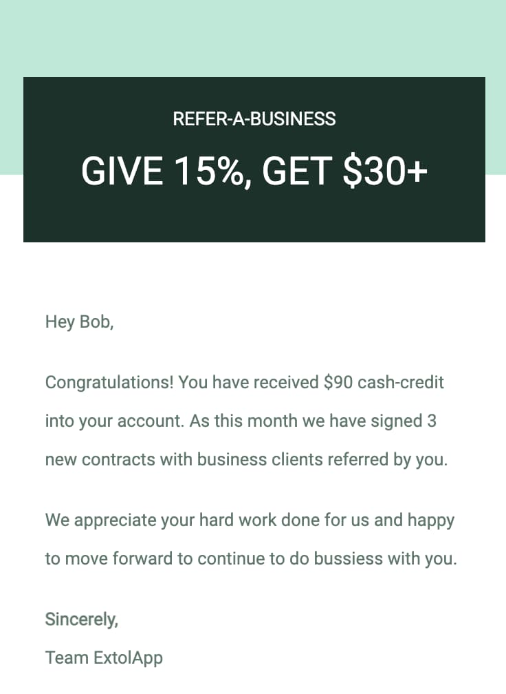 Referral Email Template